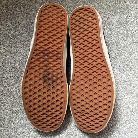 Vans Black and Pink Checkered Slip-Ons - Picture 7 of 7